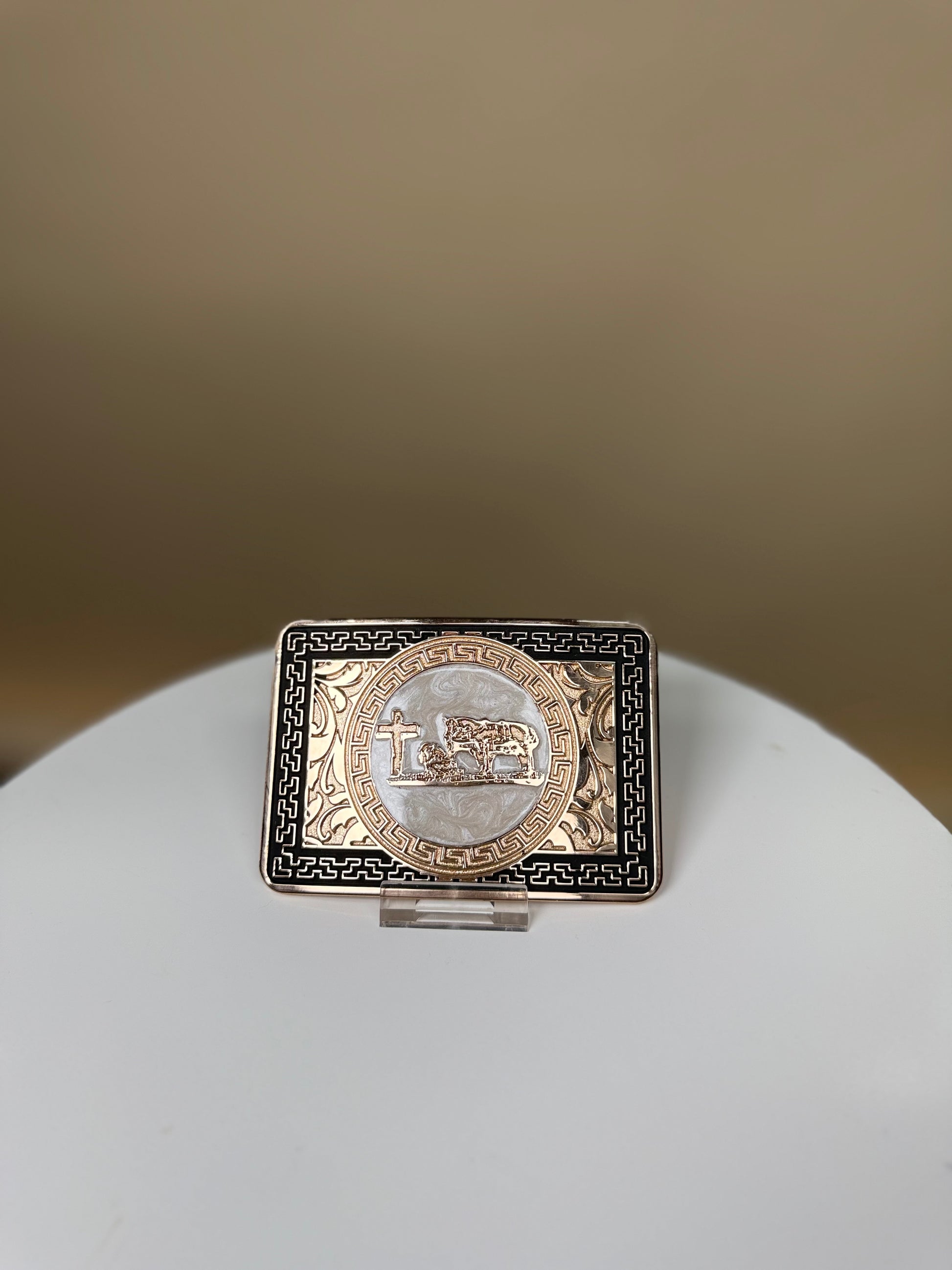 Montana Buckle | Cowboy W Horse