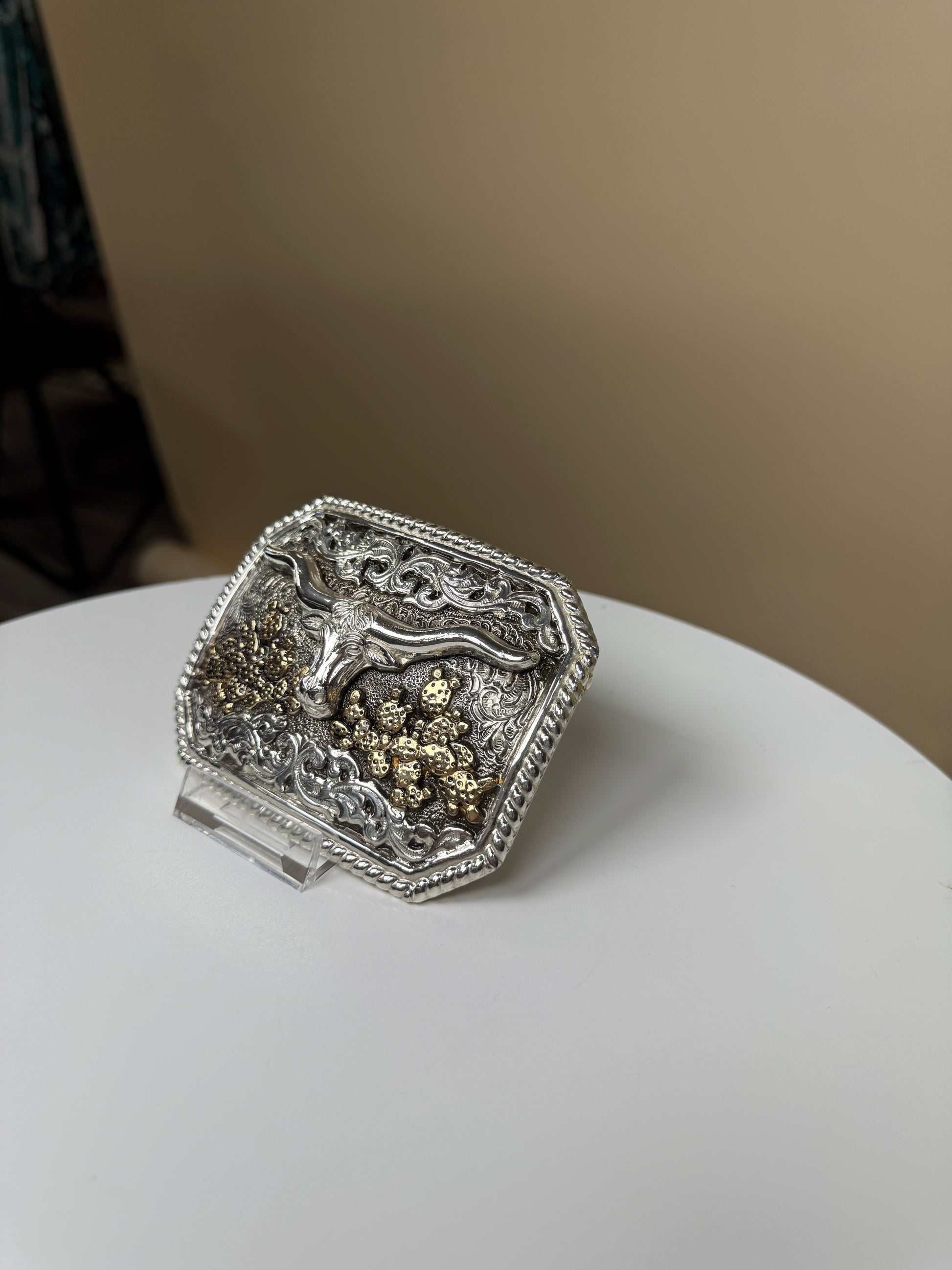 Crumrine | Hebilla de cuerno largo