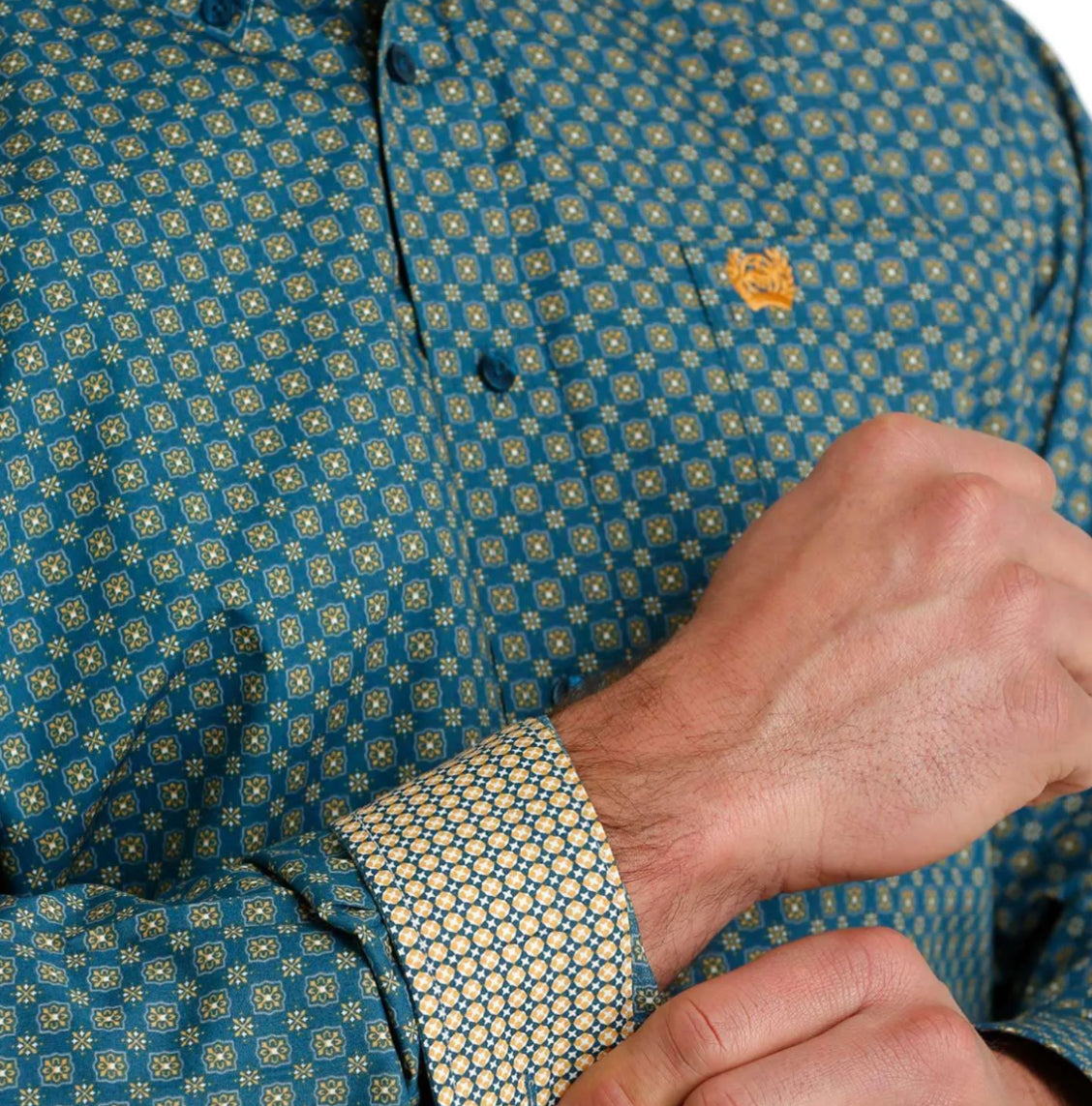 Estampado de medallón para hombre de Cinch