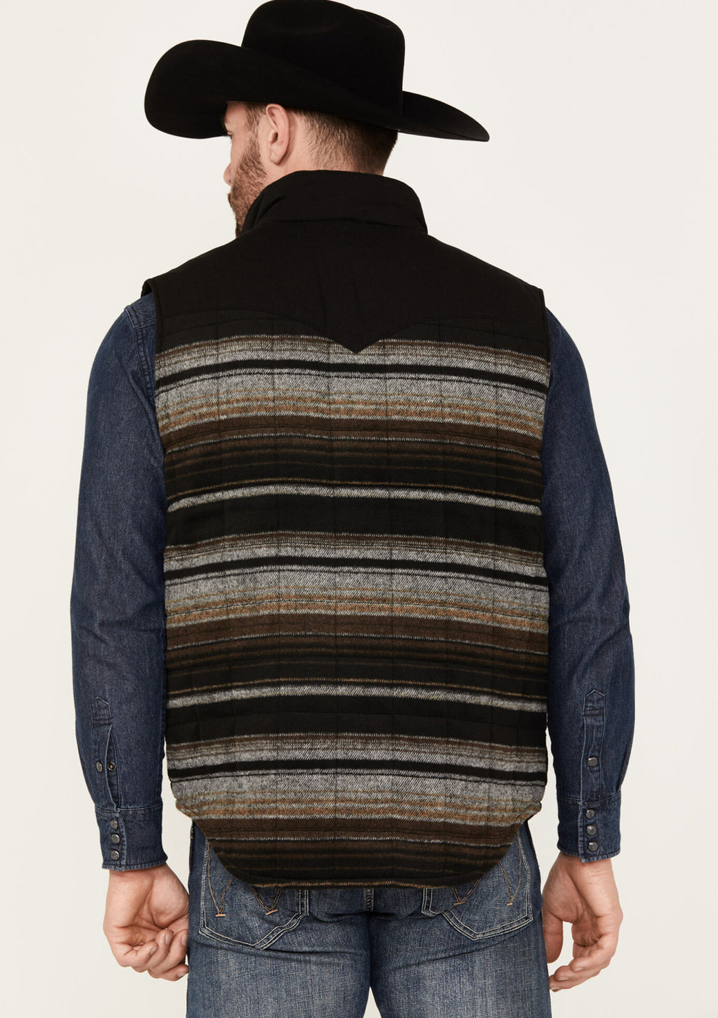 Chaleco reversible de lona para hombre Cinch