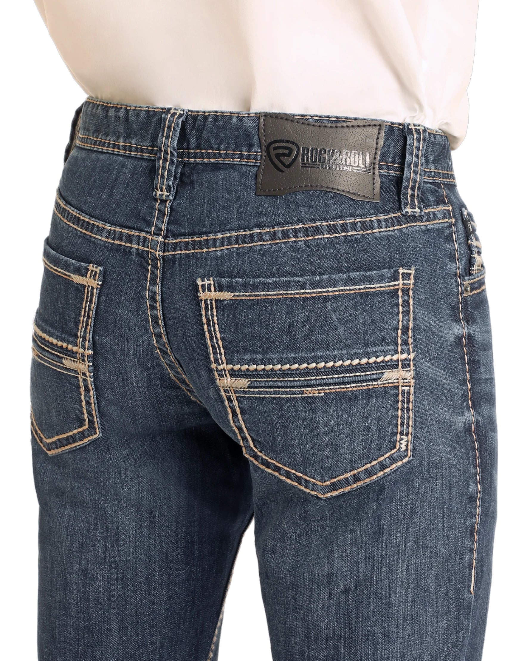 Rock & Roll | Vaqueros rectos ajustados para hombre