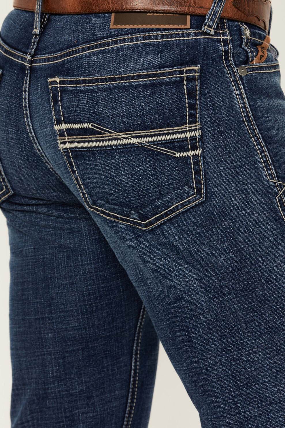 Vaqueros elásticos de corte entallado moderno Ariat M8 para hombre