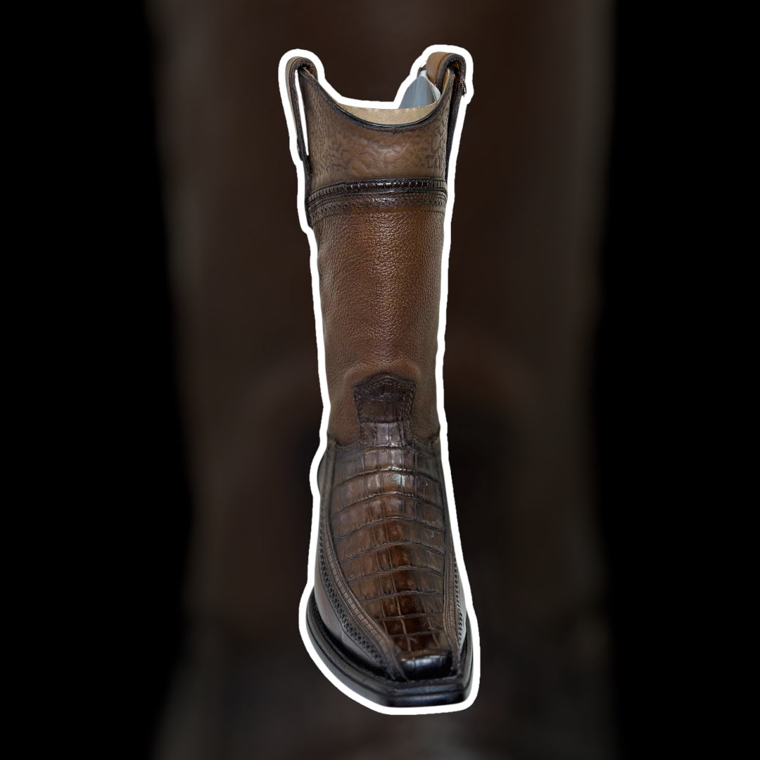 Cuadra | Botas de cocodrilo para hombre