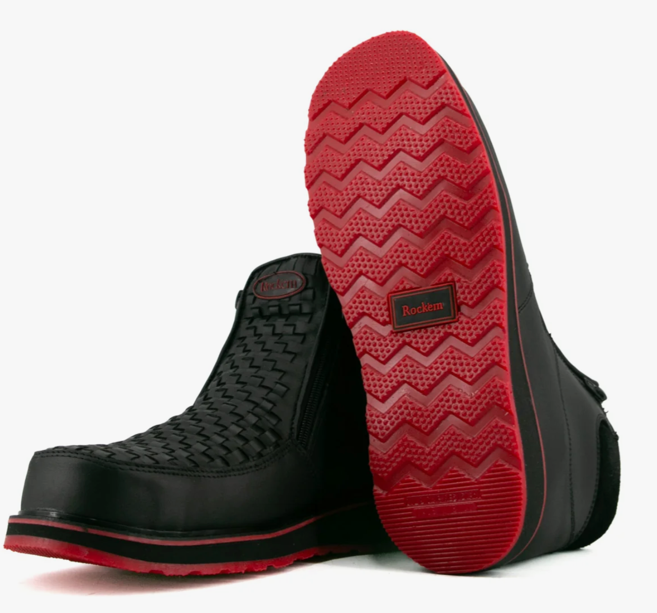 Rock'em Botín suela roja Tejido