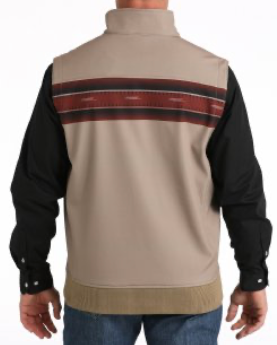 MEN'S BONDED VEST - KHAKI