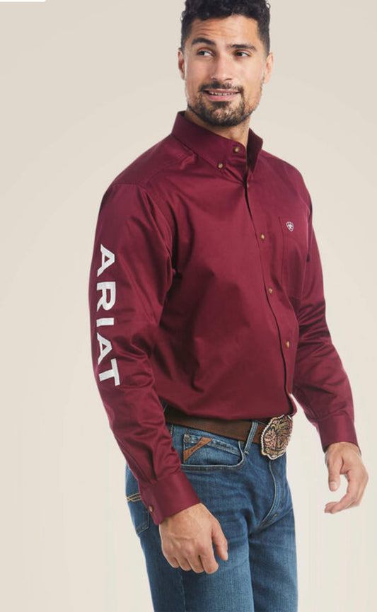 (ARIAT) TEAM LOGO TWILL CLASSIC