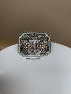 Crumrine | Hebilla de cuerno largo