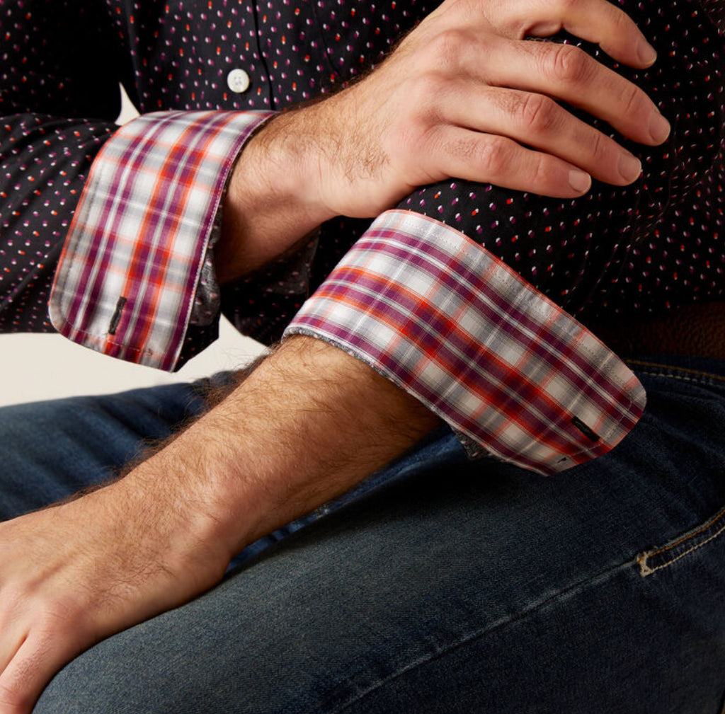 (ARIAT) CAMISA AJUSTADA VANDER