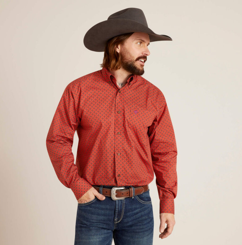 (ARIAT) CAMISA ADAPTADA CLÁSICA SAMSON