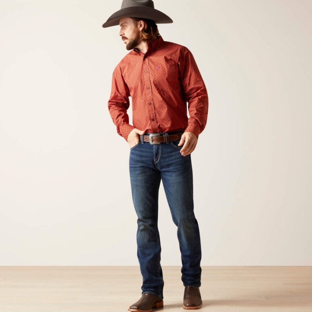 (ARIAT) CAMISA ADAPTADA CLÁSICA SAMSON