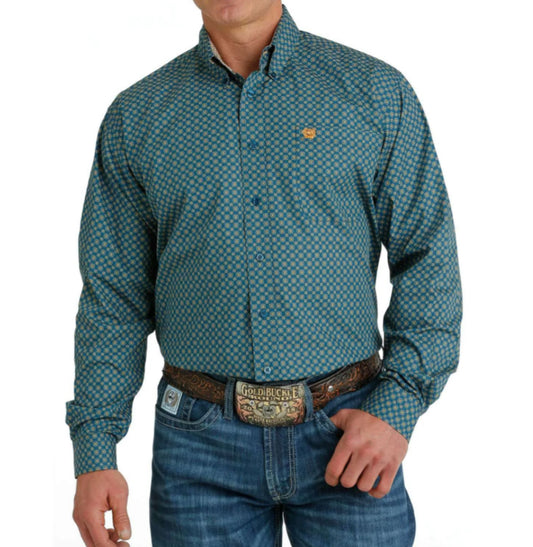 Cinch Men's Medallion Print