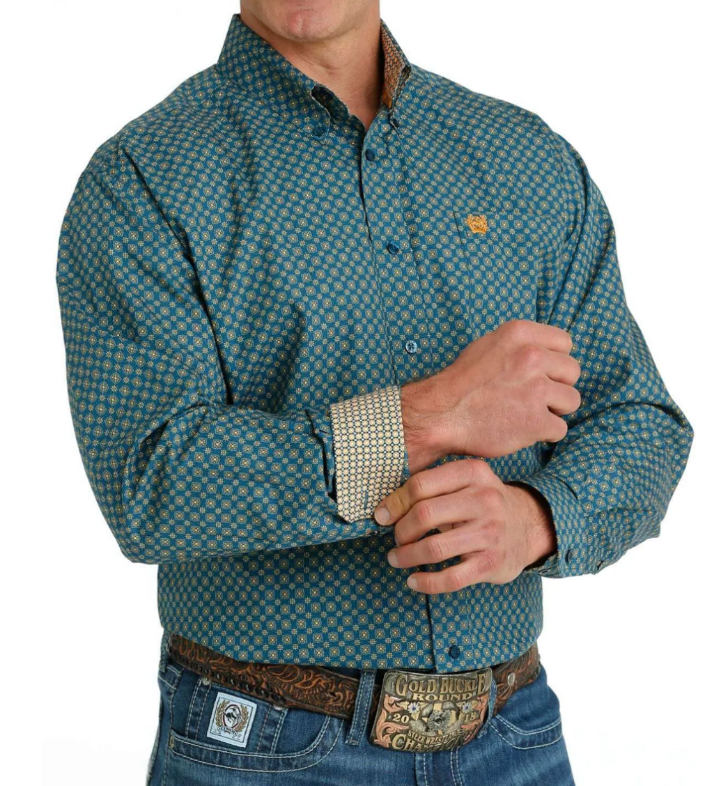 Cinch Men's Medallion Print