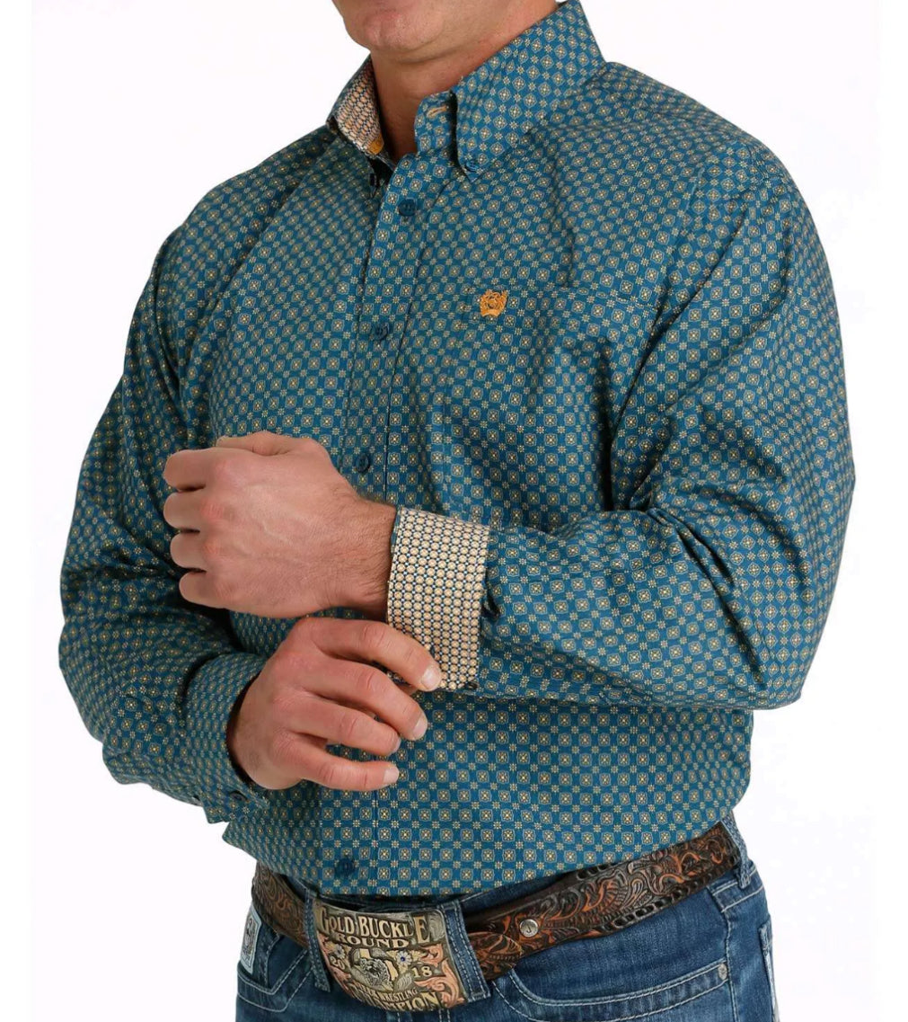 Cinch Men's Medallion Print