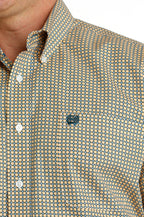 Camisa con estampado geométrico para hombre de Cinch