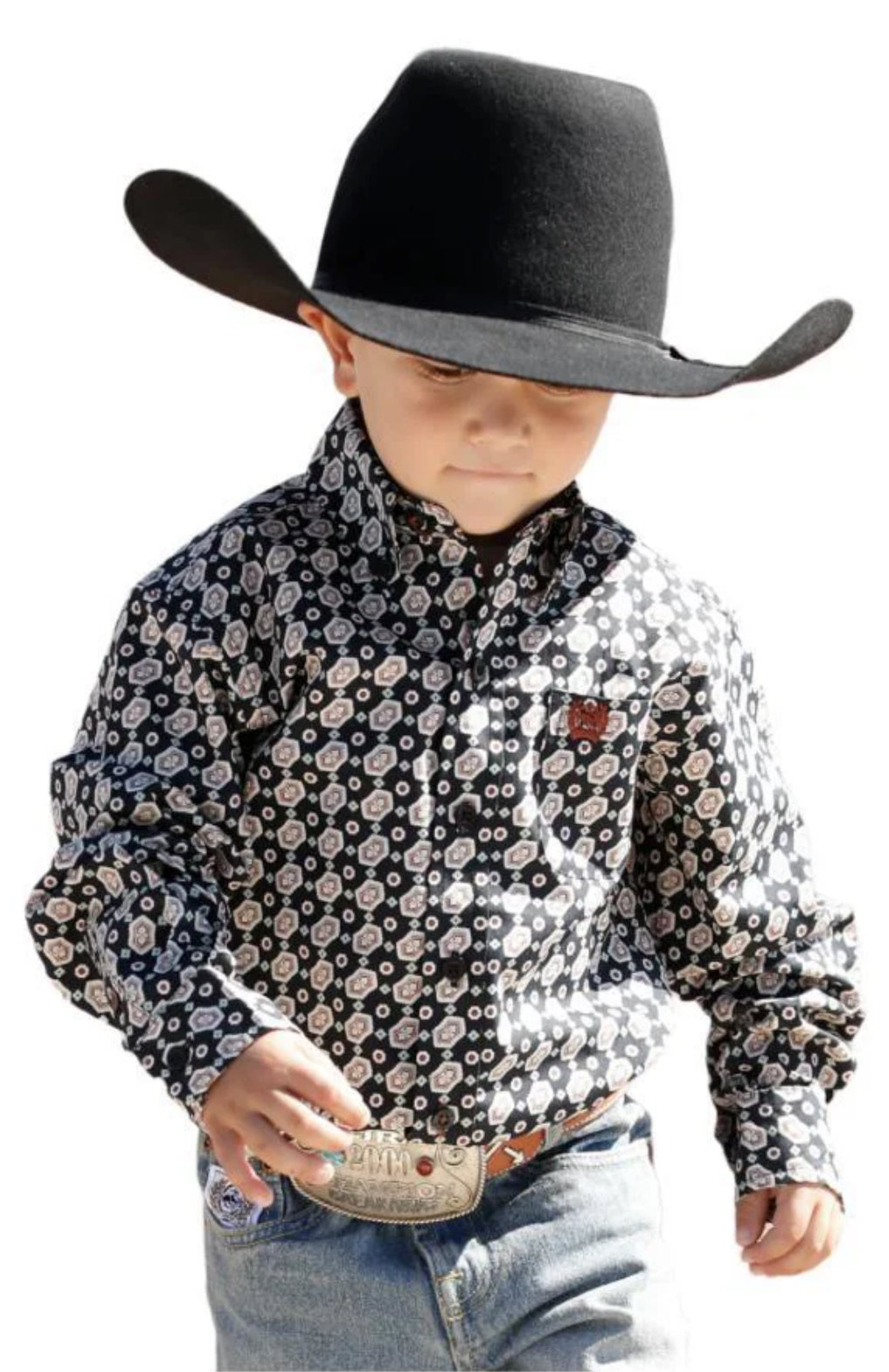 ESTAMPADO GEOMÉTRICO NEGRO CINCH