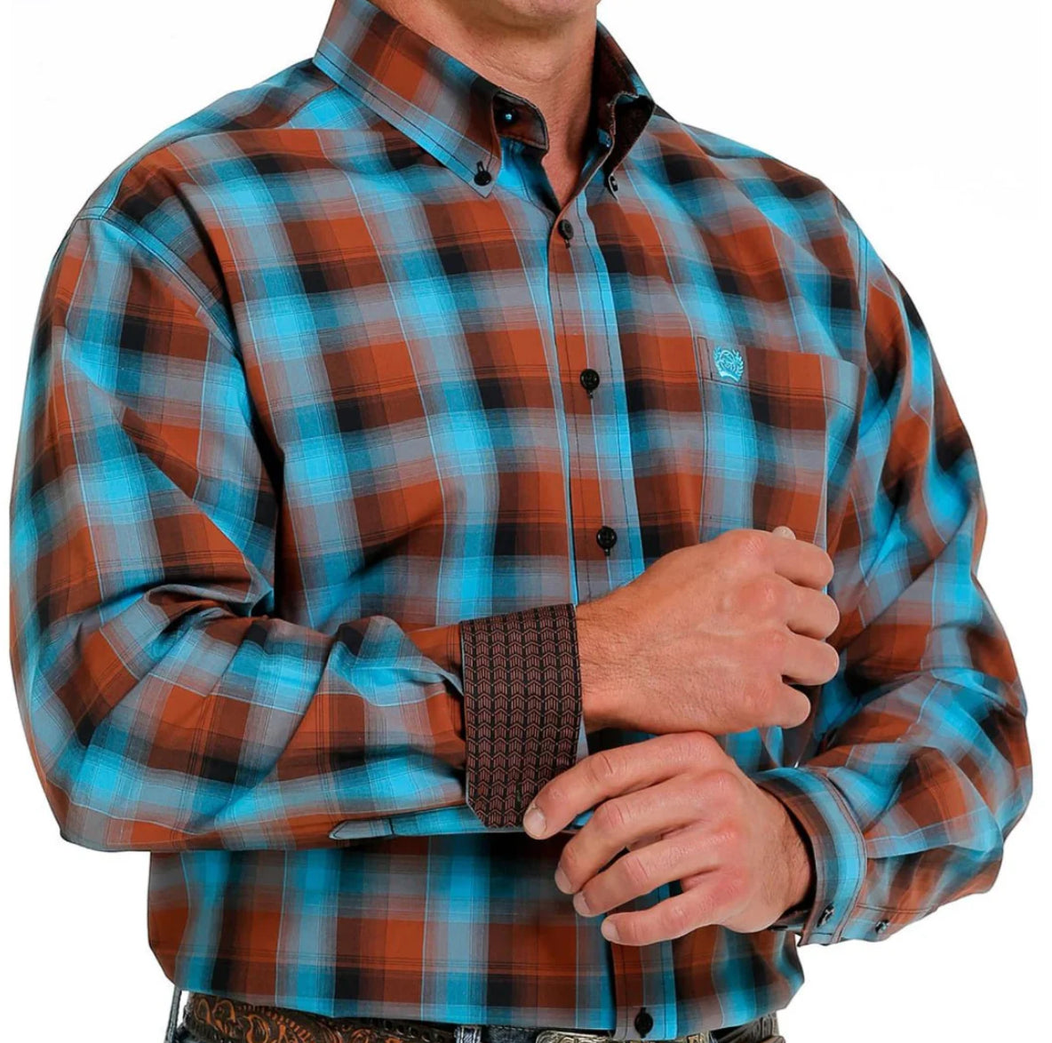 CINCH MEN’S LONG SLEEVE PLAID