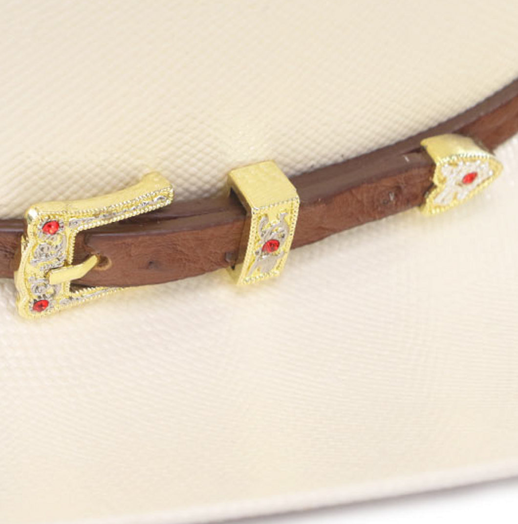 LARRY MAHAN 30X CORNONA COGNAC - PAJITAS PARA SOMBRERO - MS4565COR040