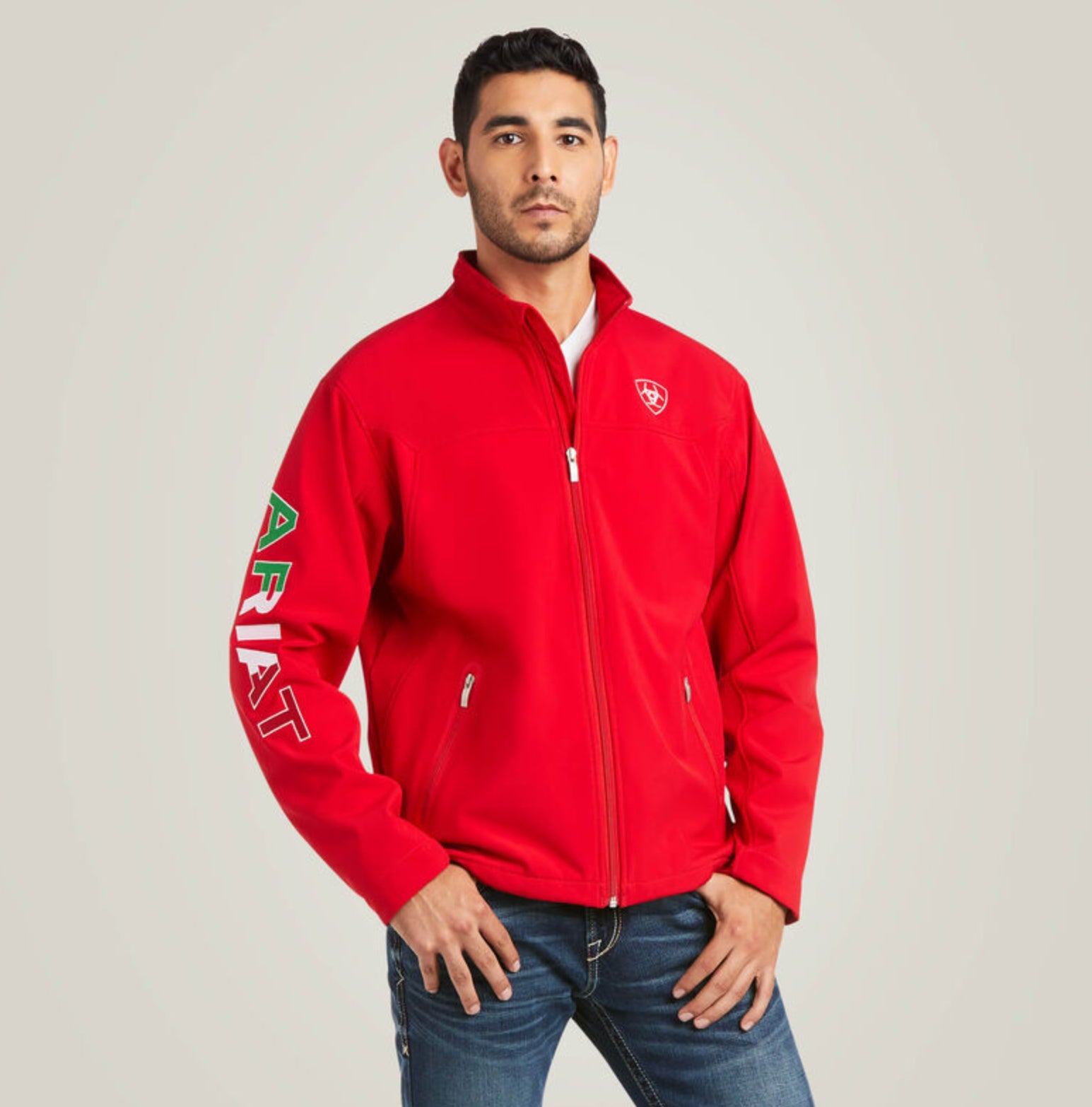 Ariat | Chaqueta con la bandera de México para hombre