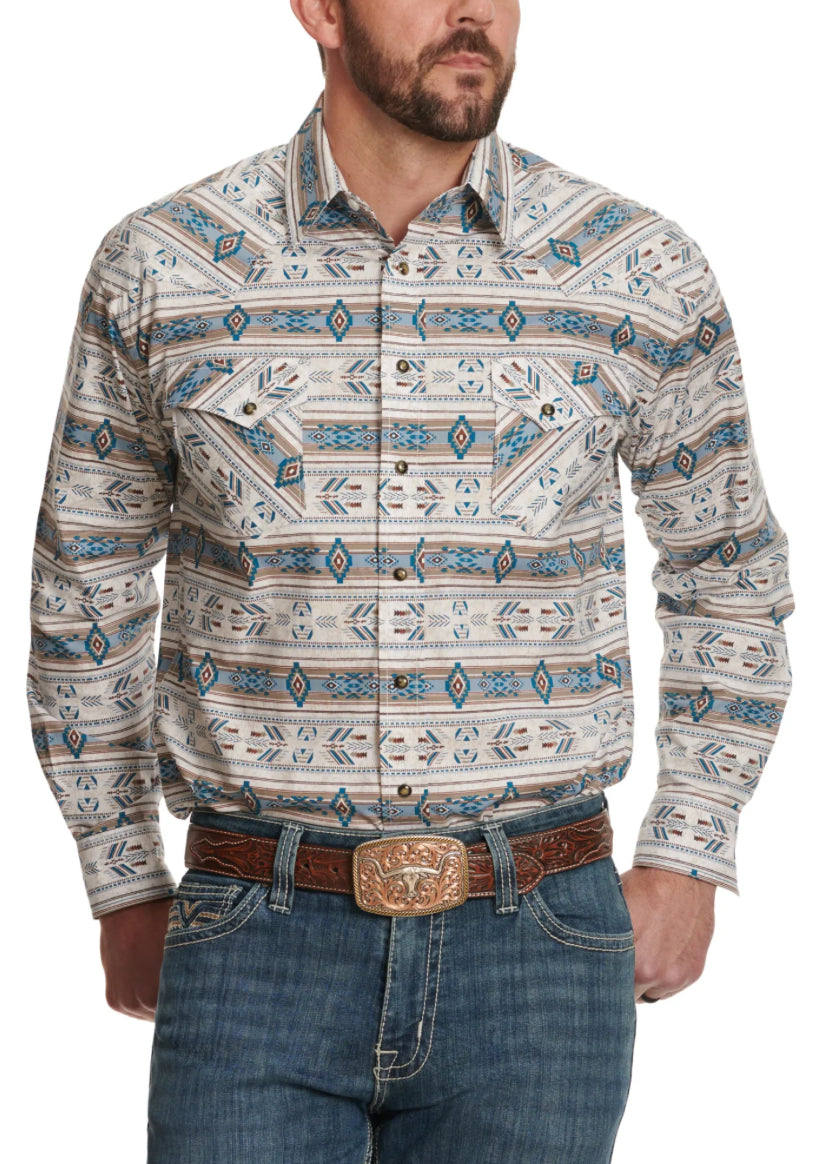 Camisa azteca para hombre | Panhandle Rough Stock
