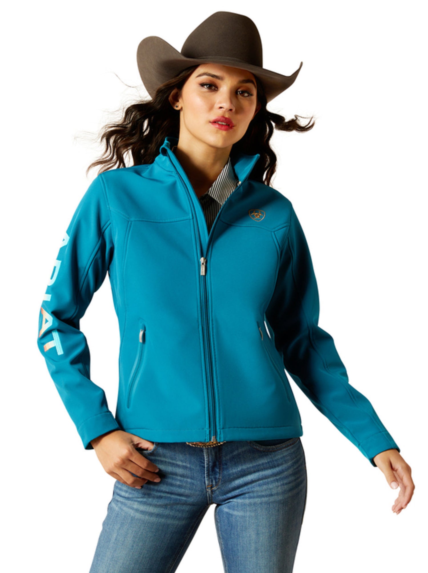 Ariat | Chaqueta Soft Shell con estampado Ranch para mujer
