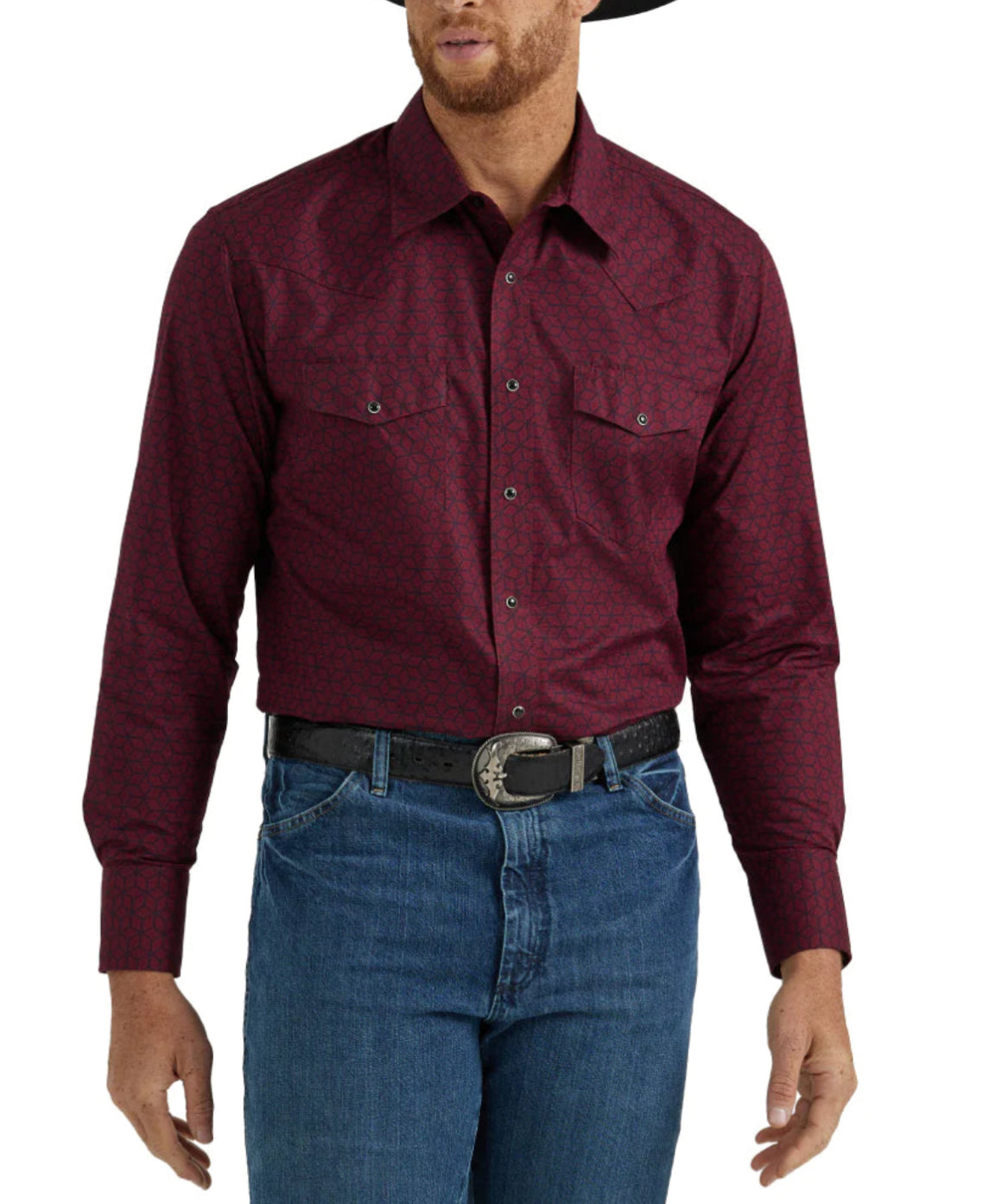 Wrangler | Edición plateada Checotah con diseño geométrico para hombre