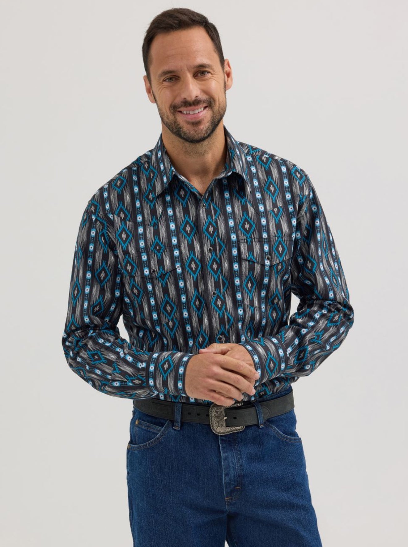 Wrangler | Men’s Checotah Aztec Print shirt