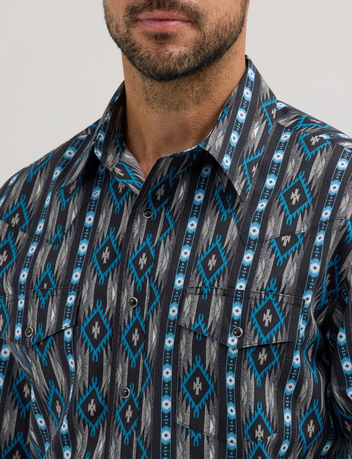 Wrangler | Men’s Checotah Aztec Print shirt