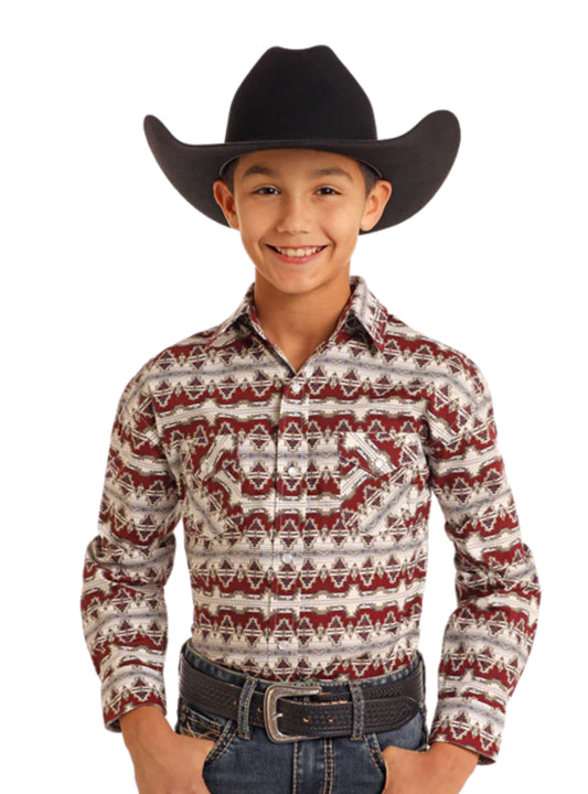 Panhandle | Boys Aztec Print