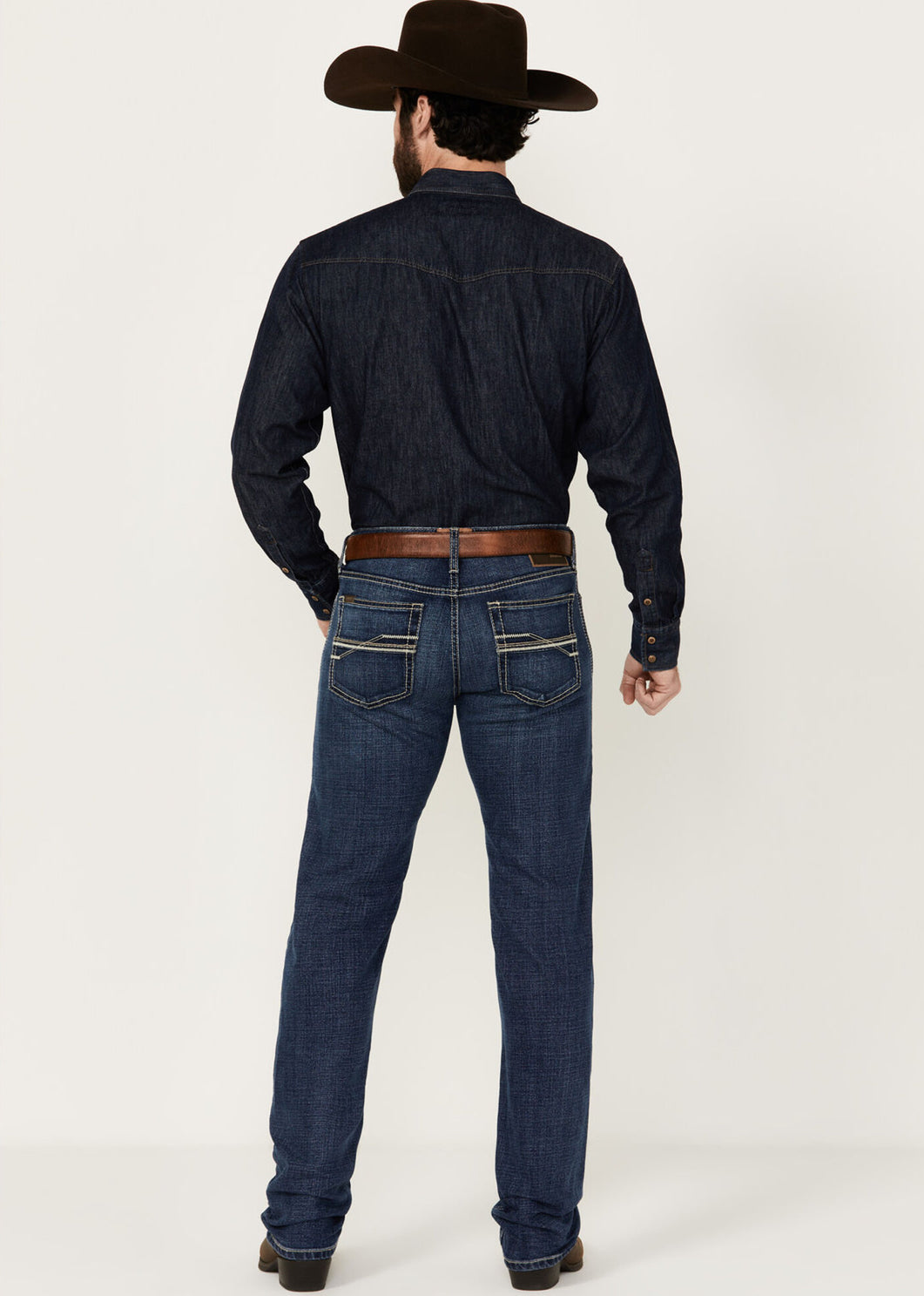 Vaqueros elásticos de corte entallado moderno Ariat M8 para hombre