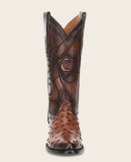 Botas de piel de avestruz Cuadra para hombre