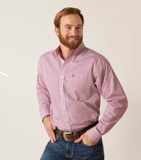 (ARIAT)Wrinkle free Vince classic fit shirt