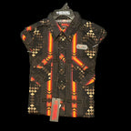 Tejido azteca Rock &amp; Roll (rojo)