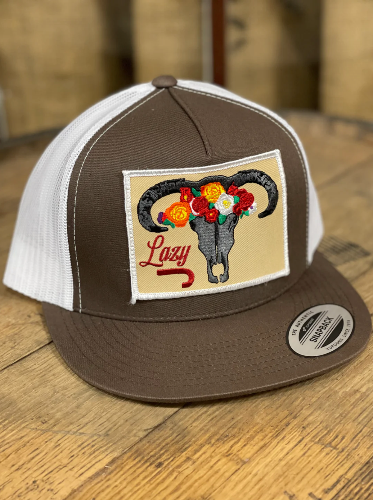 Gorras Lazy J MULTI Calavera y Flor