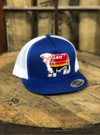 Gorras de toro con cactus del amanecer de Lazy J