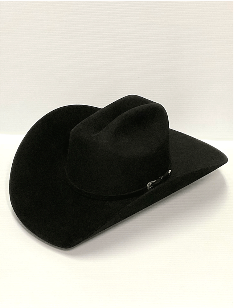 Justin JF0657DYLA Bent Rail Dylan 6X Fur Felt Cowboy Hat Black