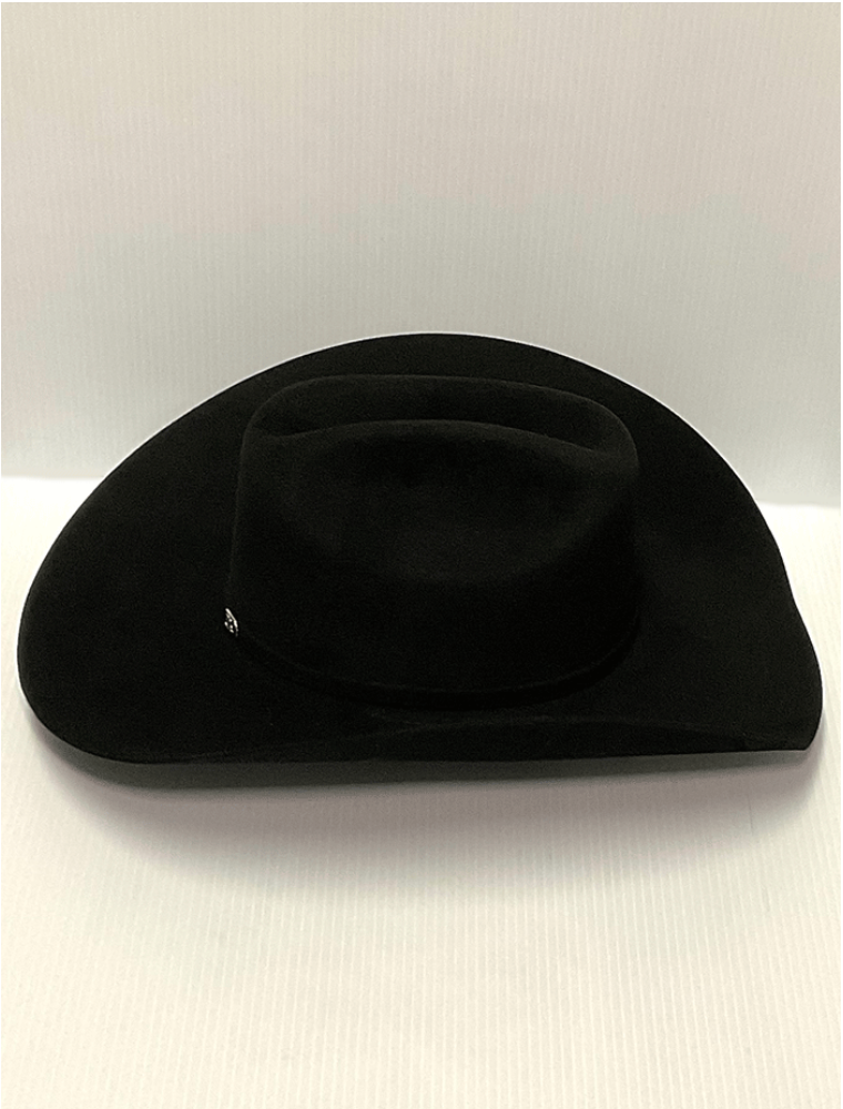 Justin JF0657DYLA Bent Rail Dylan 6X Fur Felt Cowboy Hat Black