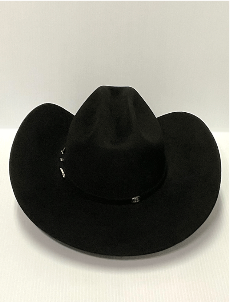 Justin JF0657DYLA Bent Rail Dylan 6X Fur Felt Cowboy Hat Black